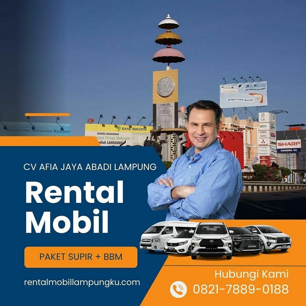 Rental mobil rajabasa lampung Rental mobil Bandar Lampung CV AFIA JAYA ABADI