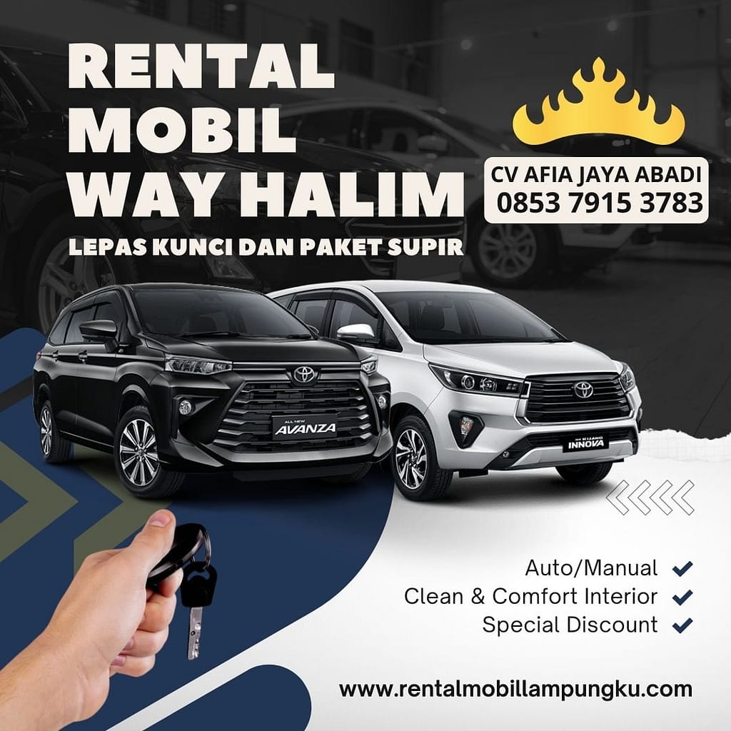 Sewa Mobil di Way Halim