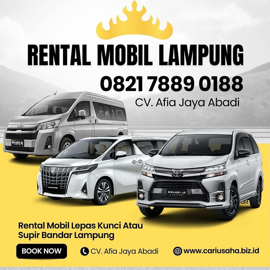 Harga Rental Mobil Bandar Lampung Termurah