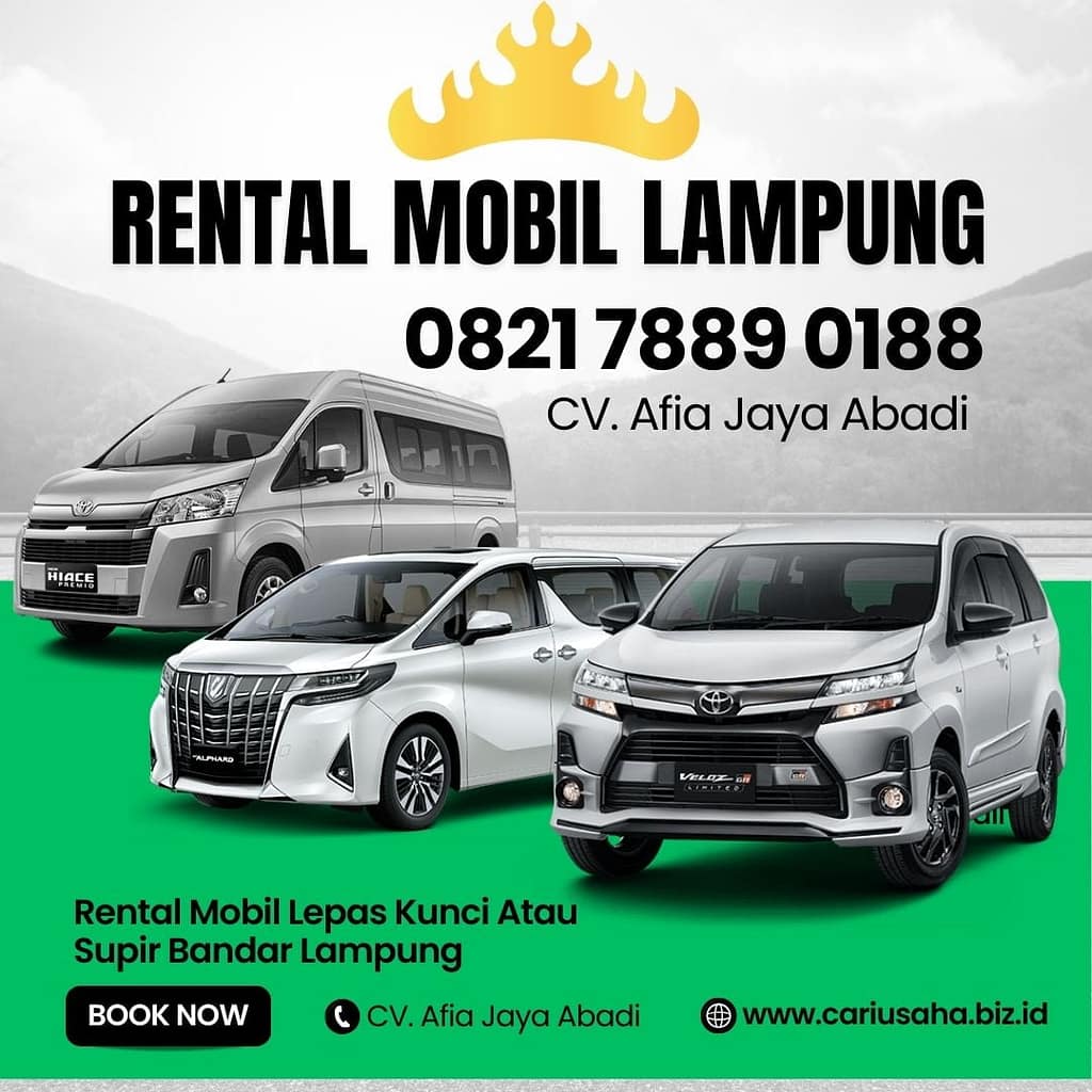 Keuntungan Rental Mobil Online di Lampung Rental mobil Inova Bandar Lampung harian