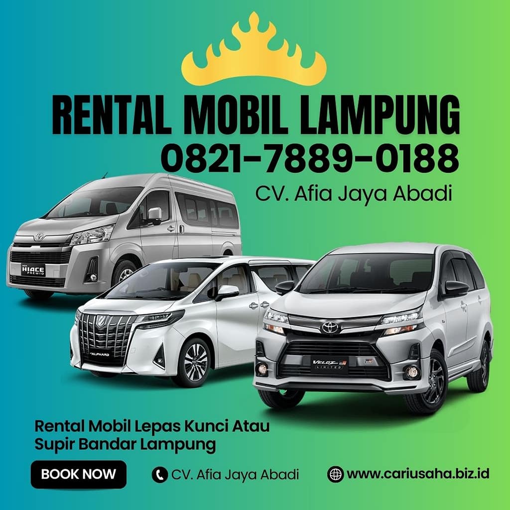 rental mobil Kalianda