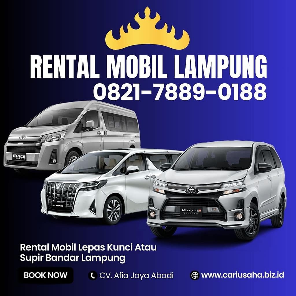 Harga Sewa Mobil Alphard Metro Lampung