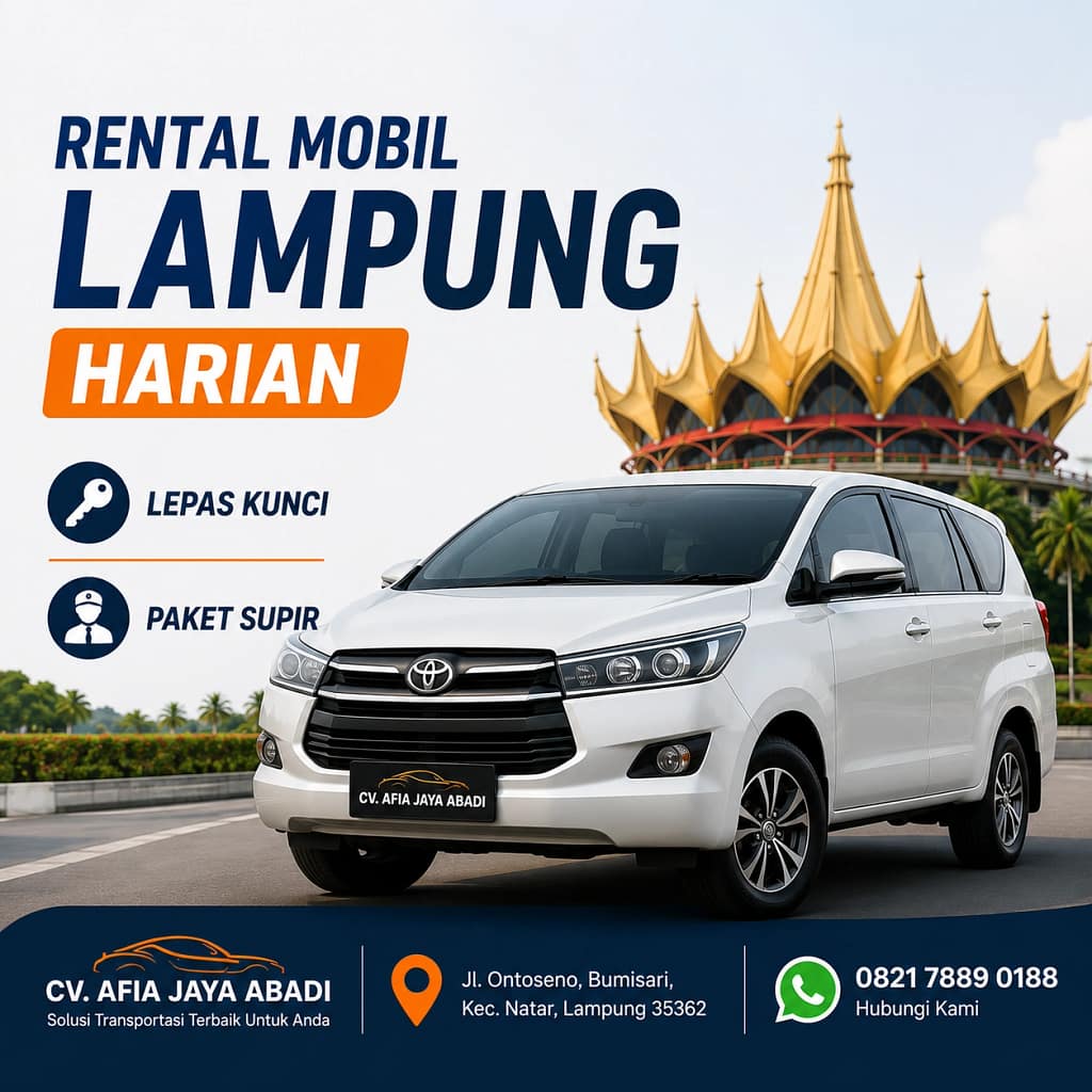 Rental Mobil Lampung Harian Lepas Kunci Paket Supir 1024x1024