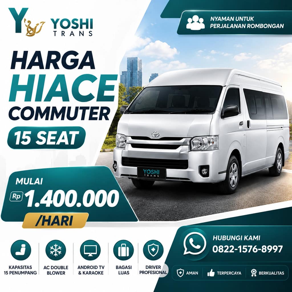 Sewa hiace commuter 15 seat