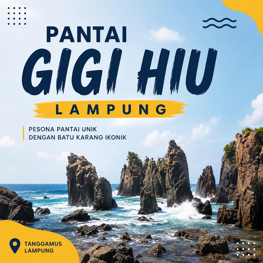 Wisata Pantai Gigi Hiu Lampung