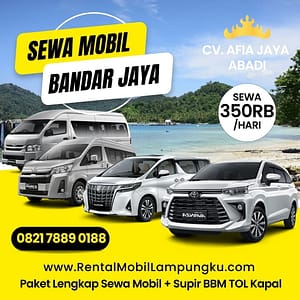 Rental Mobil Bandar Jaya Lampung Tengah