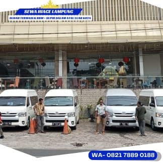 Jasa Taksi bandara lampung Sewa Mobil Hiace Lampung Premio Luxury