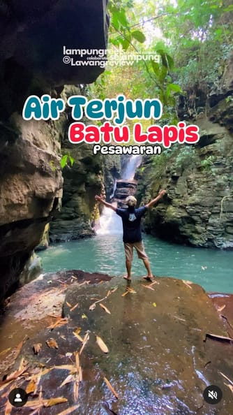 Air Terjun Batu Lapis Pesawaran