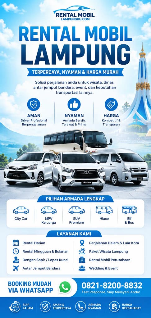 Rental Mobil Bandar Lampung Terdekat 486x1024