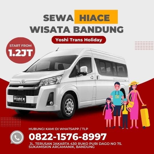 Rental Mobil Hiace Premio Luxury Bandung