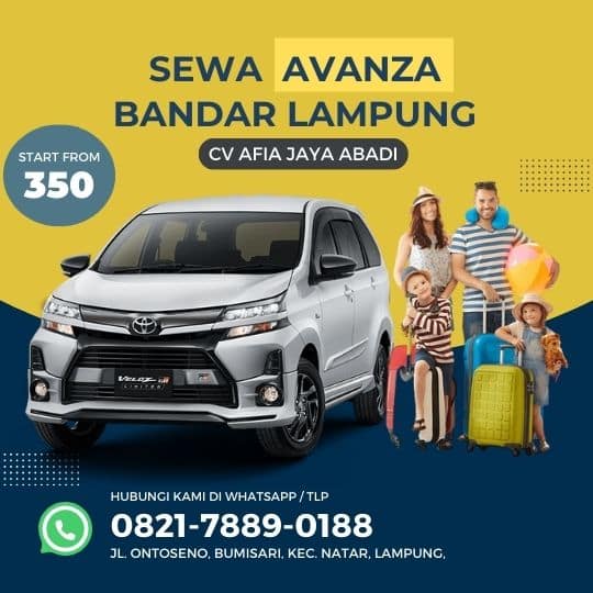 rental mobil avanza lepas kunci