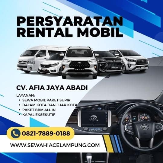 Rental Mobil Kalianda Harga Terjangkau Rental Mobil Bandar Lampung Paket Supir