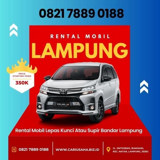 Rental Mobil Sukadana Lampung Timur Lepas Kunci Murah