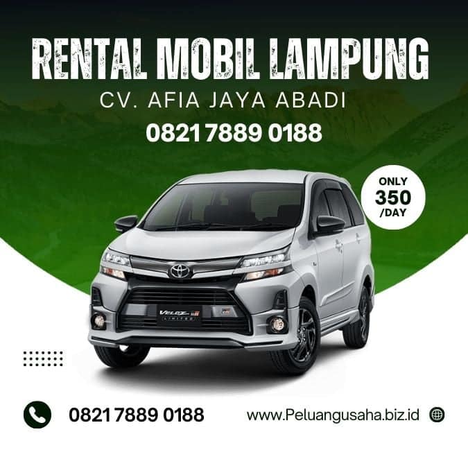 Sewa Mobil Avanza Bulanan Lepas Kunci di Bandar Lampung rental mobil hi Ace Bandar Lampung