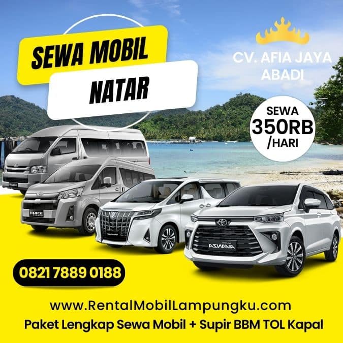 Sewa Mobil Avanza Bulanan Lepas Kunci di Bandar Lampung Sewa Mobil Natar Lampung Selatan