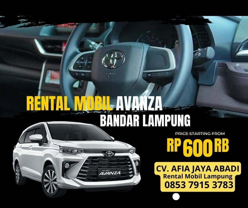 Sewa Mobil Avanza di Kota Bandar Lampung Sewa Mobil Avanza di Kota Bandar Lampung