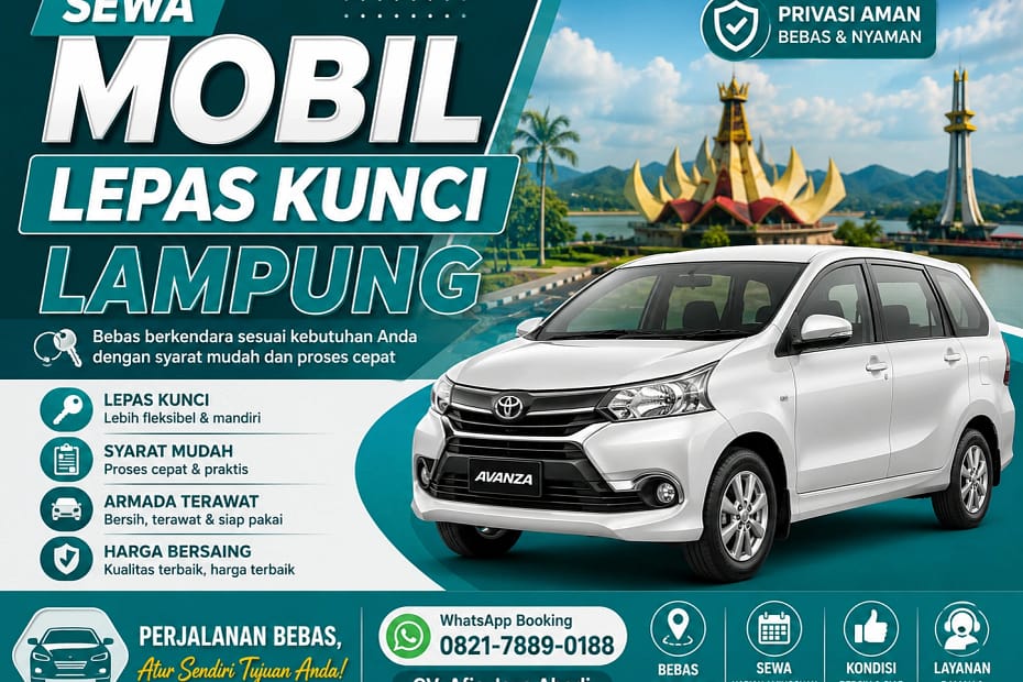 Sewa Mobil Lepas Kunci Lampung