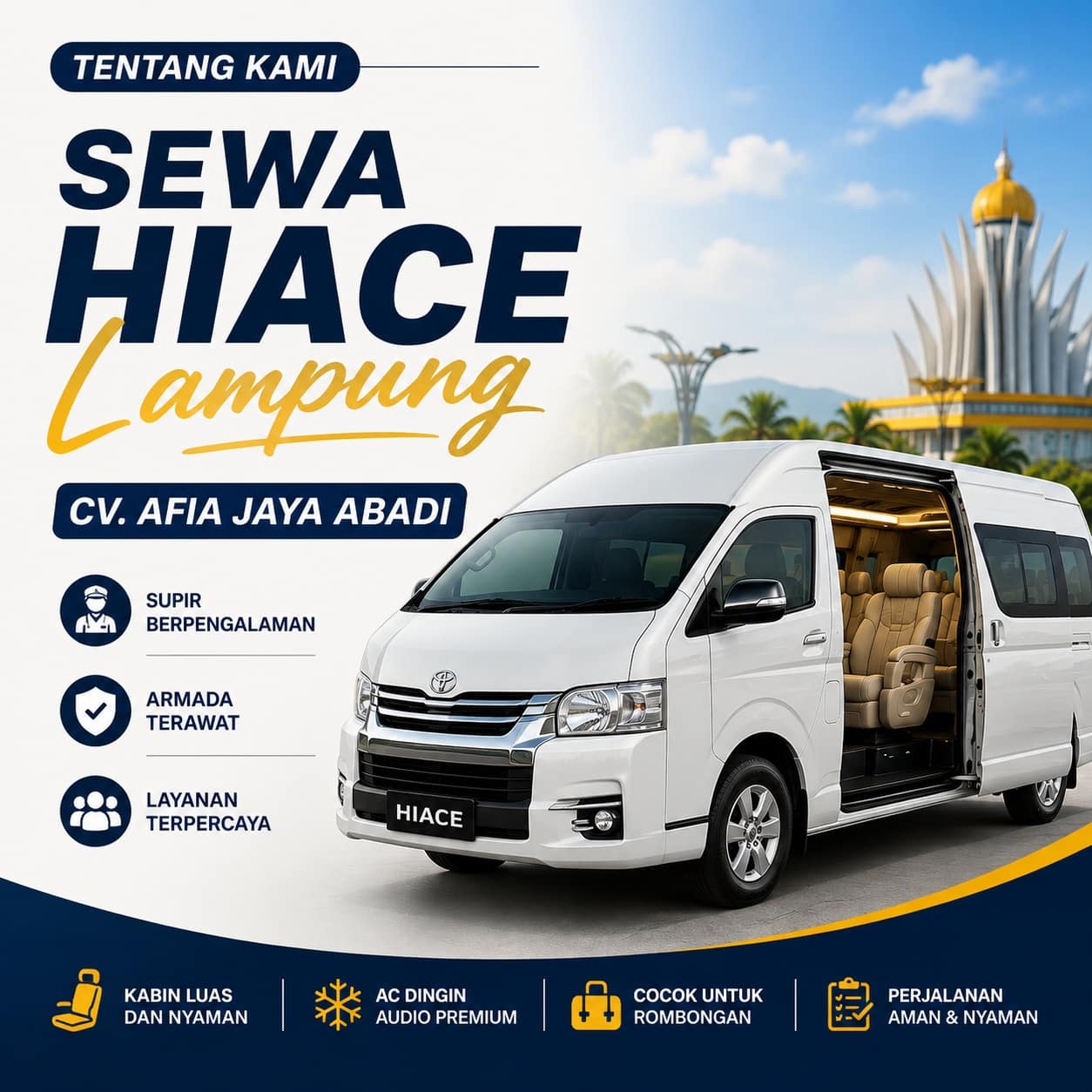 sewa hiace lampung Sewa Hiace Lampung
