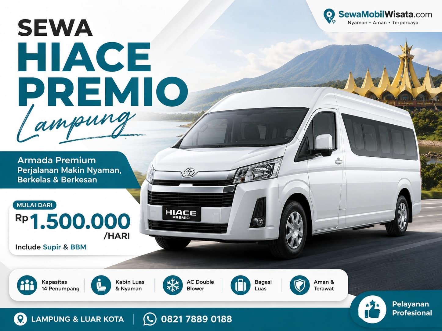 Sewa Hiace Premio