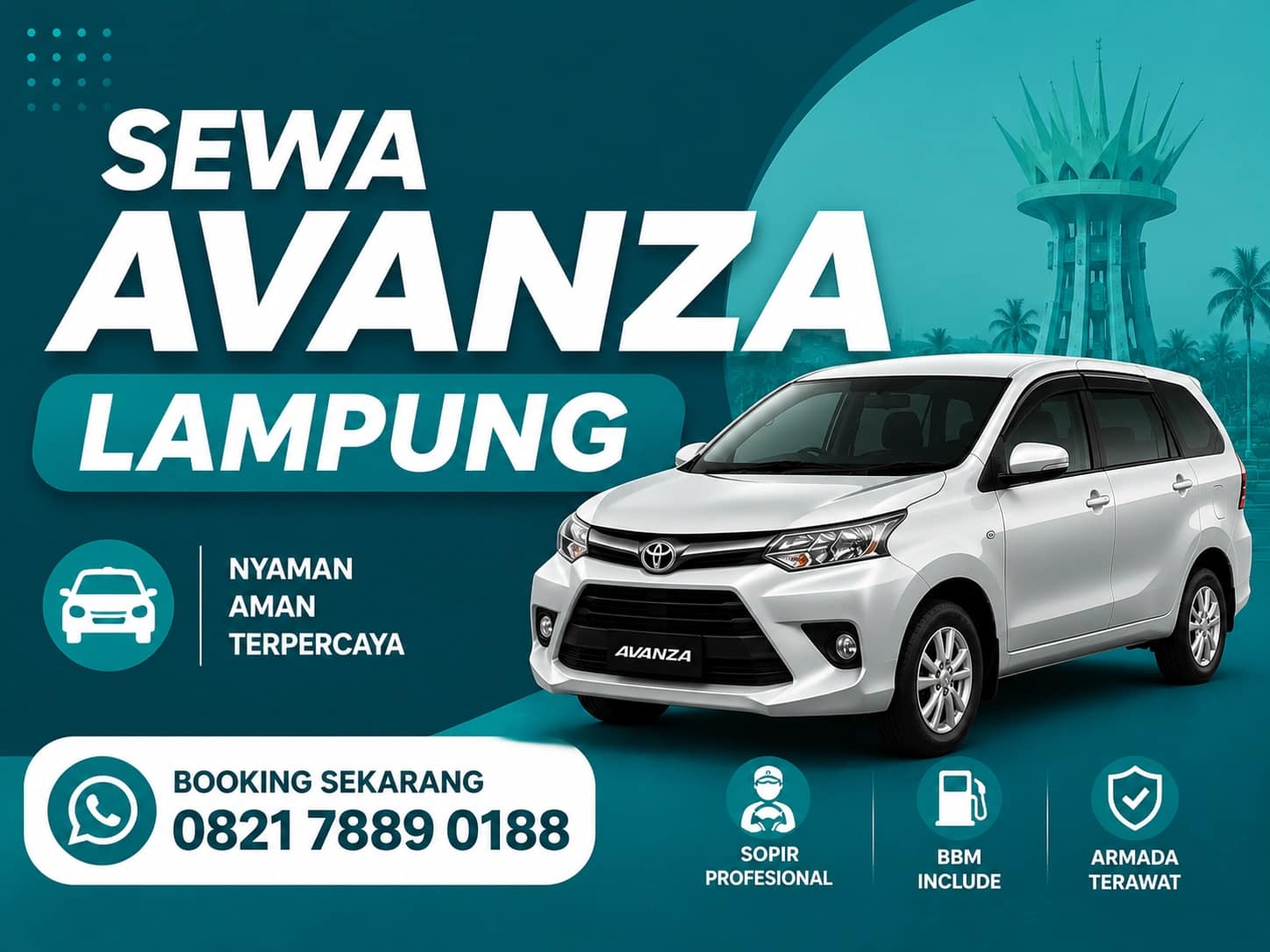 Sewa Mobil Avanza Lampung Wisata