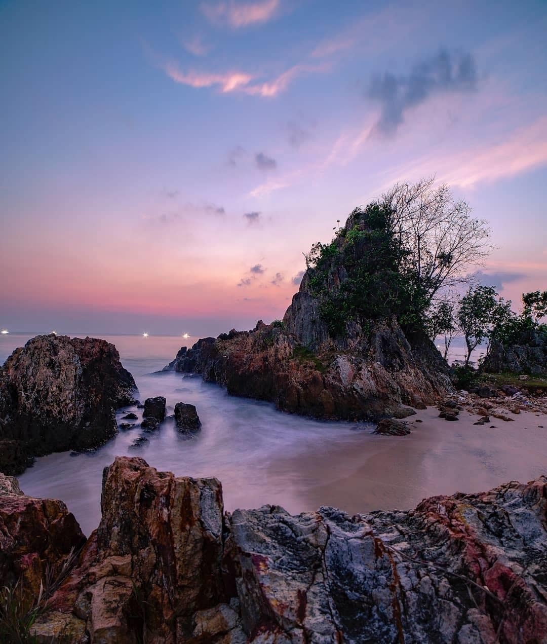 Lokasi Wisata Pantai Marina Beach Lampung 6