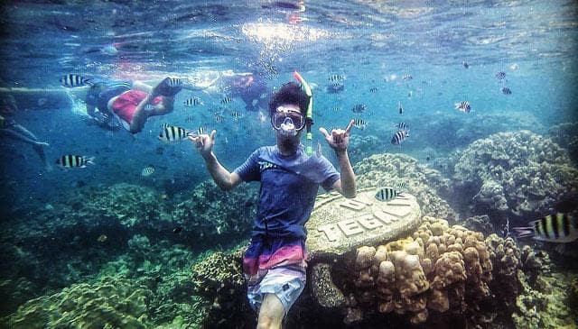 Wisata Pantai Pulau Tegal Mas Lampung 7