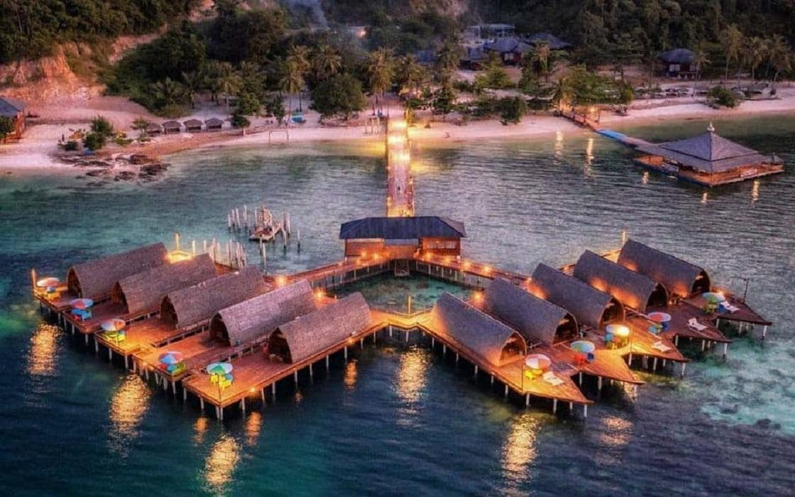 Wisata Pantai Pulau Tegal Mas Lampung 11