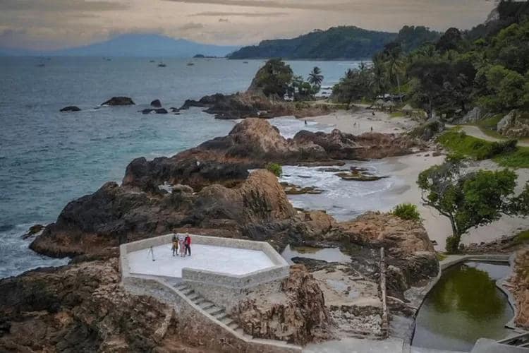 Lokasi Wisata Pantai Marina Beach Lampung 2