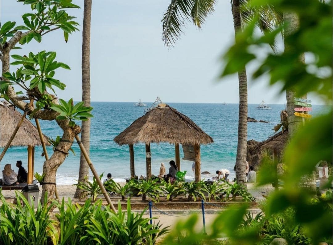Lokasi Wisata Pantai Marina Beach Lampung
