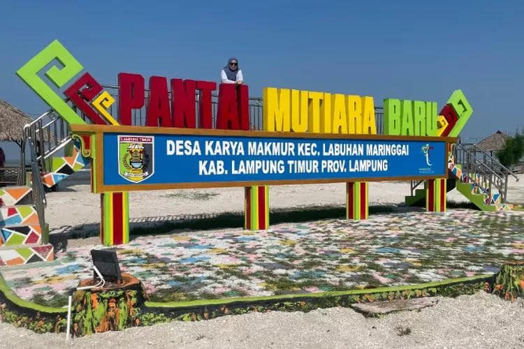 Pantai Mutiara Baru Lampung Timur, Wisata Pantai dengan Suasana Alami  2